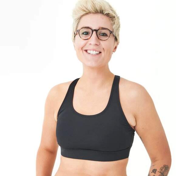 Humankind Swim Top - size small, black, NWT - Picture 2 of 3